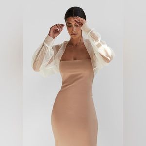 Marcella Sheer Bolero Shrug sz L